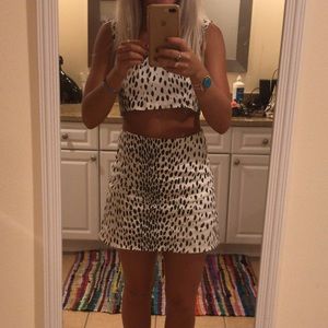 Lexi two piece cheetah set
